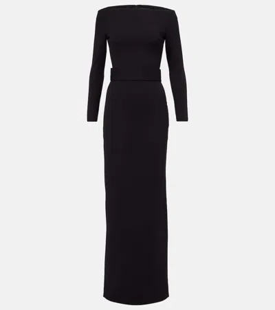 SOLACE LONDON SABINA OFF-SHOULDER GOWN