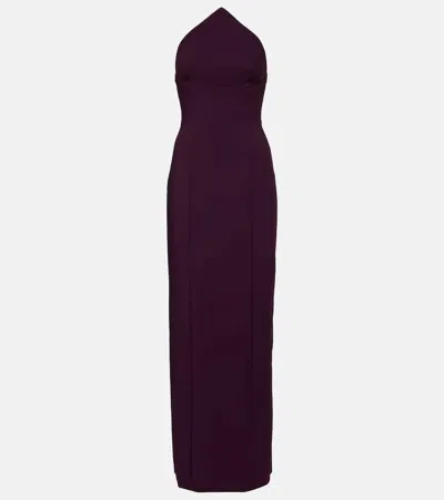 Solace London Senna Gown In Purple