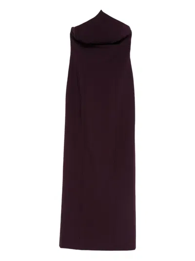 Solace London Senna Maxi Dress In Purple