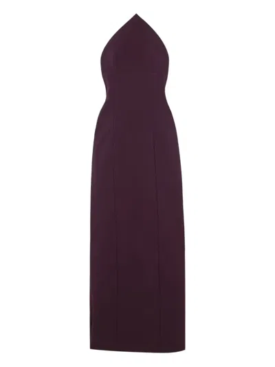 Solace London Senna Maxi Dress In Purple