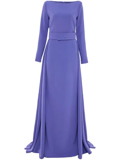 Solace London Shayla Gown In Violett
