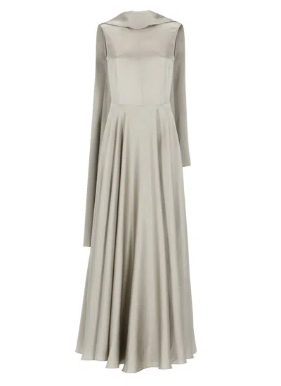 Solace London Silver Emelia Maxi Dress