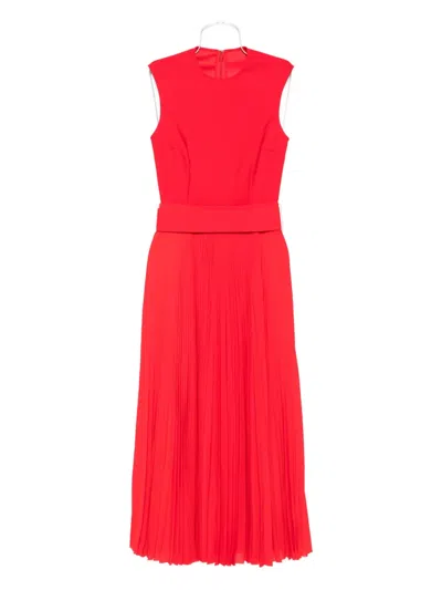 Solace London Sophie Pleated Sleeveless Maxi Dress