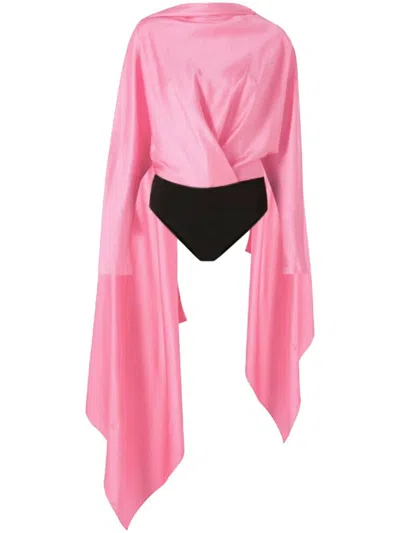 Solace London Soraia Top In Rosa