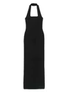 Solace London Kleid Mit Eckigem Ausschnitt In Black