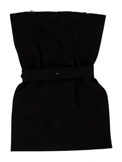Pre-owned Solace London Strapless Top In Black