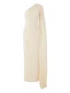 Solace London Sylvia Dress In Neutral
