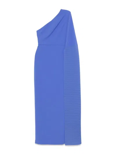 SOLACE LONDON VESTIDO LARGO - AZUL