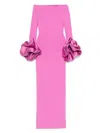 Solace London Women Talia Maxi Dress In Pink