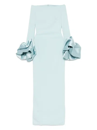 Solace London Sky Blue Talia Maxi Dress