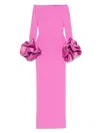 Solace London Women Talia Maxi Dress In Pink