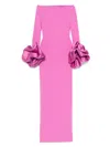 Solace London Women Talia Maxi Dress In Pink
