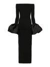 Solace London Viviana Maxi Dress In Negro