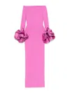 Solace London Talia Maxi Dress In Pink