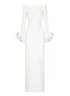 Solace London Talia Maxi Dress In White