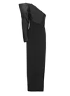 Solace London Tally Maxi Dress In Black