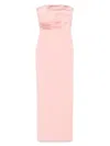 Solace London The Afra Maxi Dress In Pink