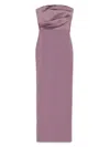Solace London The Afra Maxi Dress In Purple