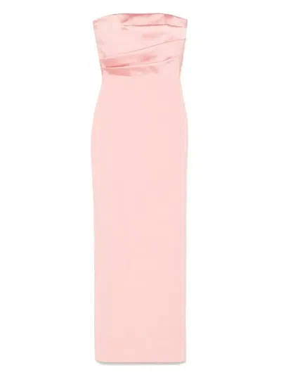 SOLACE LONDON THE AFRA MAXI DRESS - WOMEN'S - SPANDEX/ELASTANE/POLYESTER