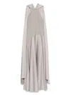 Solace London The Cece Maxi Dress In Grey