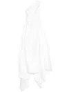 Solace London The Charo Gown In 白色