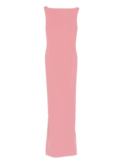 Solace London The Imogen Maxi Dress In Pink