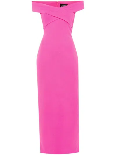 Solace London The Ines Maxi Dress In Pink