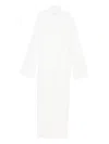 Solace London The Josefine Long-sleeve Maxi Dress In White
