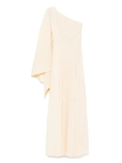 Solace London The Maci Dress In Neutrals
