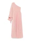 Solace London Women Maci Maxi Dress In Nude & Neutrals