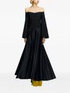 Solace London The Rina Maxi Dress In Black
