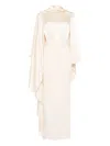 Solace London The Rosalia Maxi Dress In Neutral