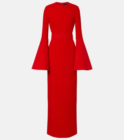 Solace London Theia Belted Gown In White