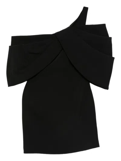 Solace London Thelma Mini Dress In Black
