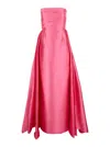 Solace London Robe Aus Satin In Pink