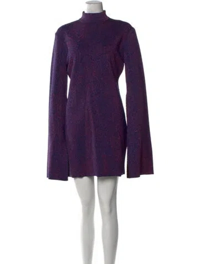 Pre-owned Solace London Turtleneck Mini Dress