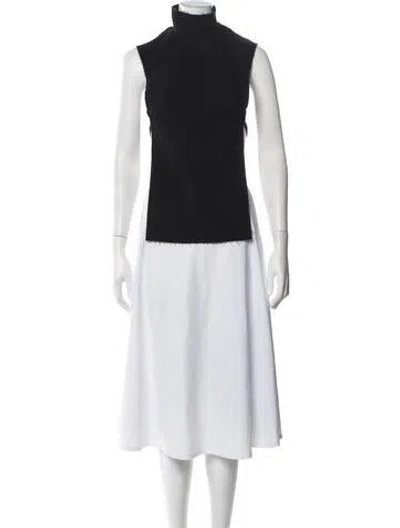 Pre-owned Solace London Turtleneck Sleeveless Top In Blue