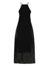Solace London Ulla Maxi Dress In Black
