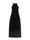 Solace London Ulla Maxi Dress In Black