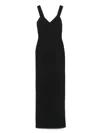 Solace London Nalani Crepe Maxi Dress In Multi