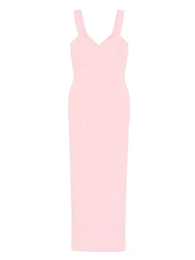 SOLACE LONDON V-NECK DRESS