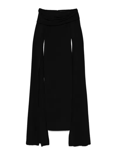 Solace London Nuri Midi Dress In Animal Print