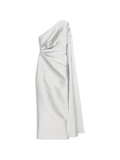 Solace London Veya Maxi Dress In Metallic