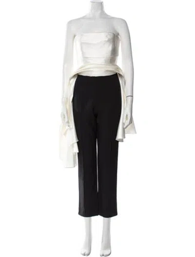 Pre-owned Solace London V-neck Jumpsuit In Black