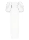 Solace London White Floris Maxi Dress