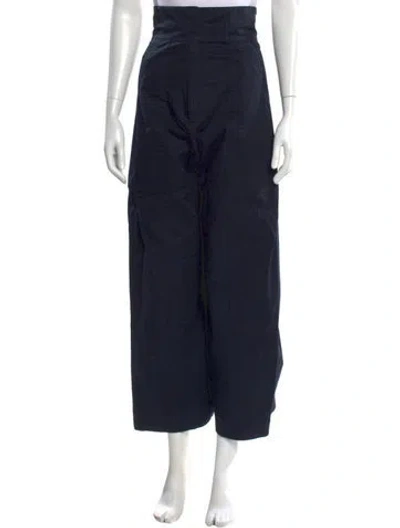 Pre-owned Solace London Wide Leg Pants In Blue