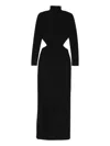 Solace London Wilma Maxi Dress In Black