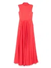 Solace London Emelia Maxi Dress In Rosso