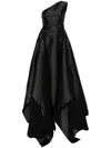 Solace London Charo Gown In Black