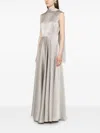 Solace London Women Emelia Maxi Dress In Grey